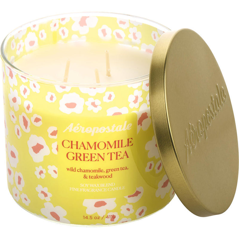 AEROPOSTALE CHAMOMILE GREEN TEA by Aeropostale (WOMEN) - SCENTED CANDLE 14.5 OZ